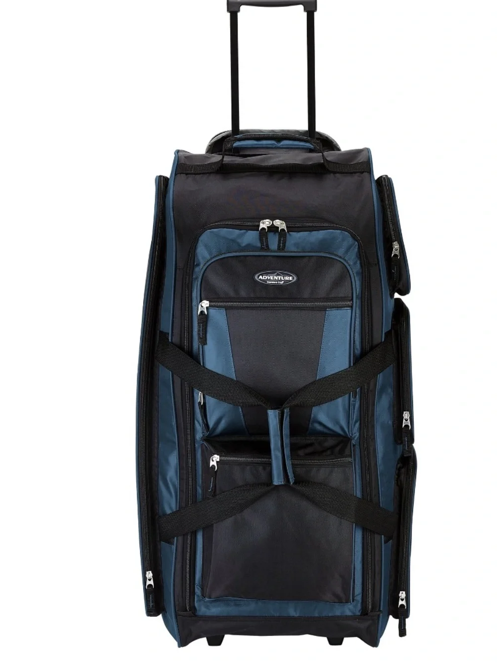 Travelers Club 30-inch Adventure Rolling Multi-Pocket Upright Luggage Duffel